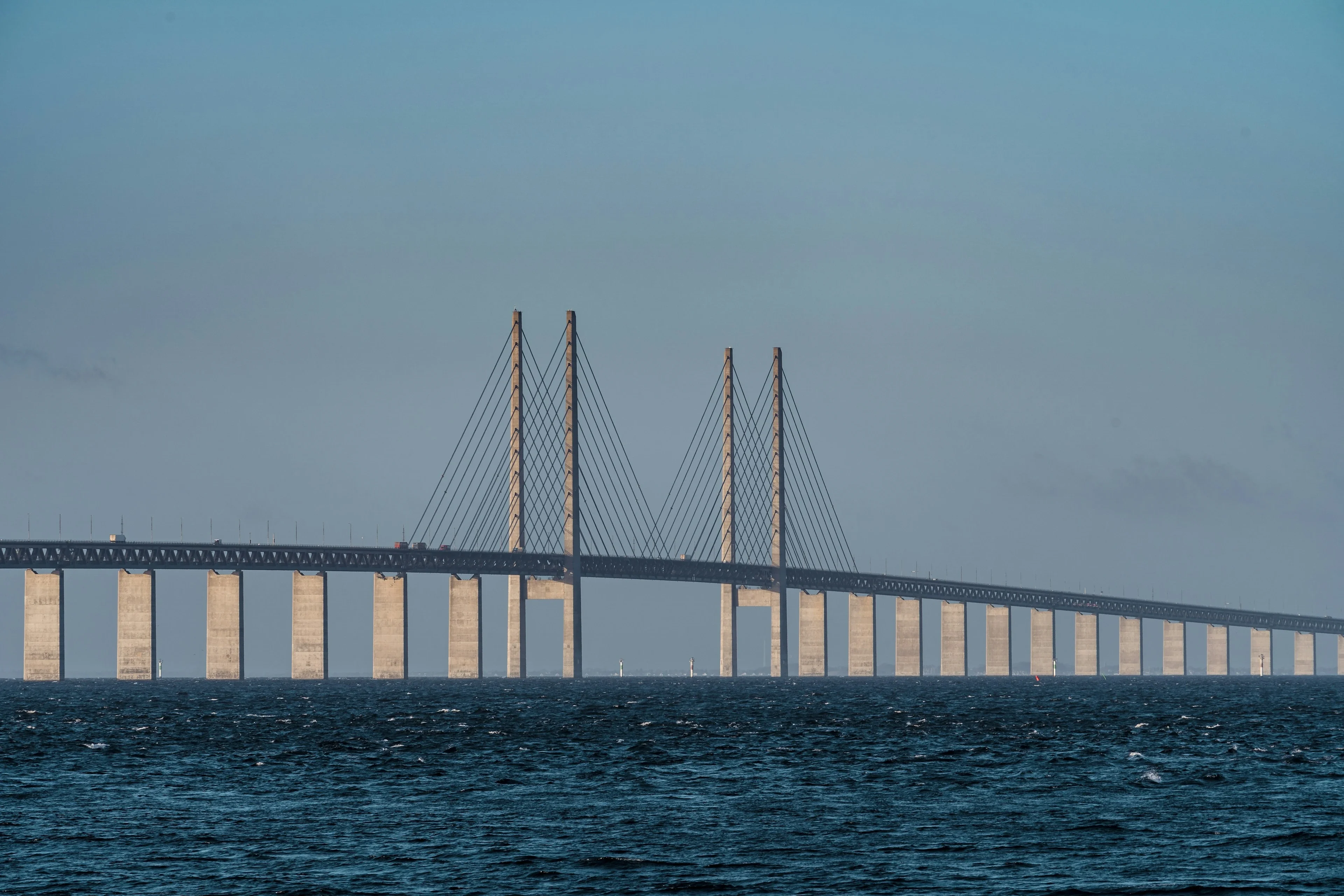 Öresundsbron en klar dag
